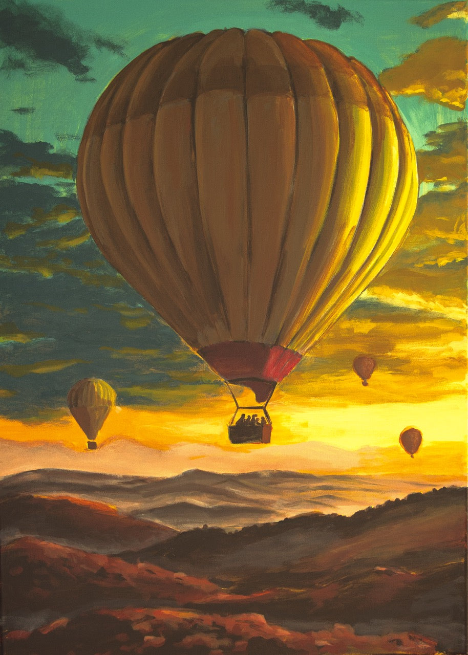 Journey beyond the horizon (50cm x 70cm)
