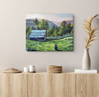 Where the trail ends (50cm x 40cm)