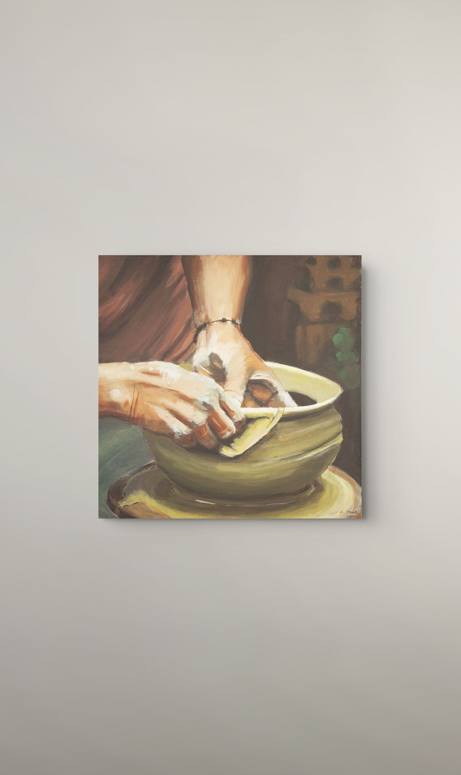 Shape and being shaped (40cm x 40cm)