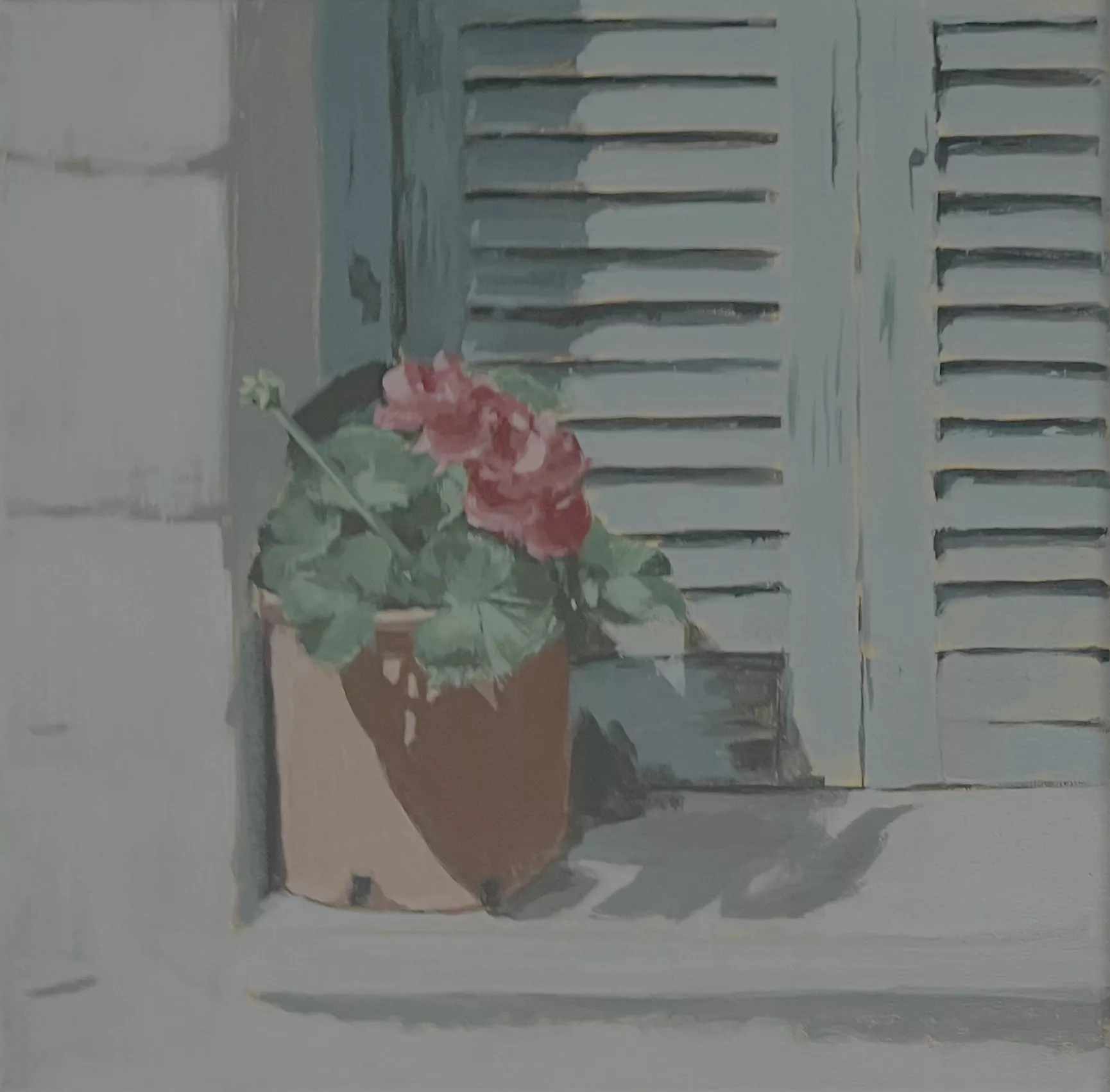 Small pot by the window